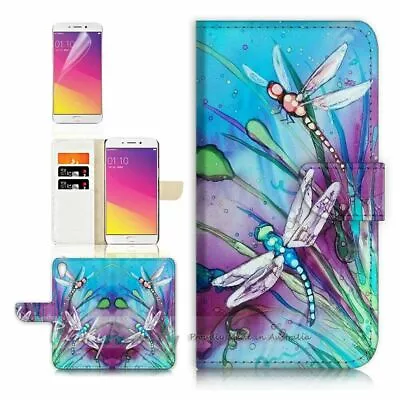 Dragonfly TPU Phone Wallet Case Cover For New Optus X Start 2  - 21094 • $13.99