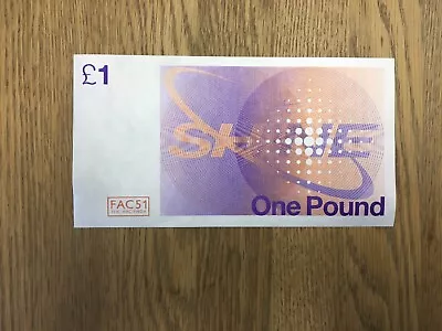 HACIENDA ‘SHINE’ Banknote Original RARE • £24