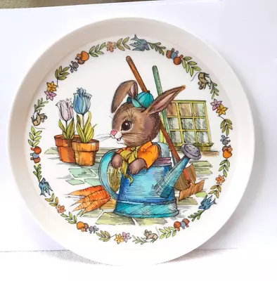 Vintage Oneida  Peter Rabbit  Deluxe Melamine Ware Plate #3101 • $7