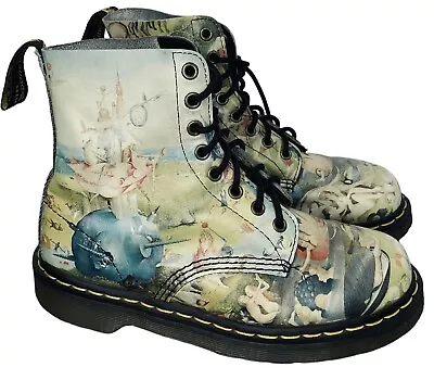 Dr Martens Pascal Hieronymus Bosch Heaven Boots Mens 7 Womens 8 US READ • $323.96