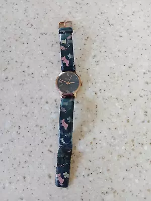 Radley London Ladies Black Dial/Face Watch With Patterned Leather Strap • £1