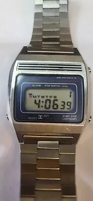 Vintage Seiko Digital Alarm Chrono Watch A639-500A • $45