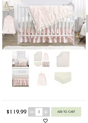 Sweet Jojo Designs Crib Bedding Set • $30