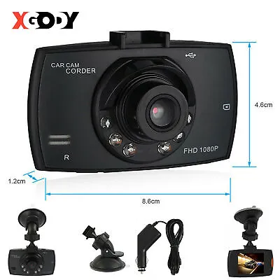 $18.19 • Buy XGODY 2.7  FHD 1080P Dash Camera DVR G-sensor Vehicle Cam Recorder Night Vision