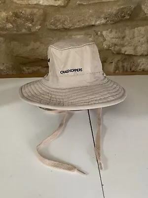 Craghoppers Men’s Beige Nosi Sun Hat Outback Walking Hiking Trilby Size S/M • £17.99