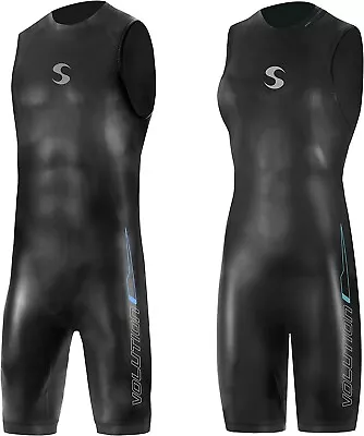NEW! Synergy Triathlon Wetsuit 3/2mm - Volution Sleeveless Quick John Mens M3 • $139.99