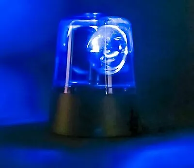 £12.92 • Buy Novelty Rotating Blue LED Police Car Beacon Disco Party DJ Light Lamp Lights NEW