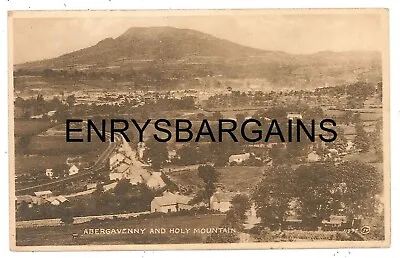 Abergavenny And Holy Mountain Monmouthshire Wales. Postcard By Valentine • £2.50