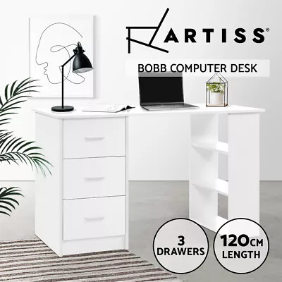 Artiss Computer Desk With Drawers Office Home Workstation PC Laptop Study Table • $129.95