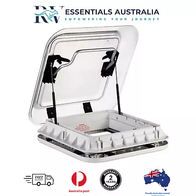 Ranger Skylight Led 450x400 Complete Caravan Rv Roof Hatch Eurostyle Rvsl450400f • $439