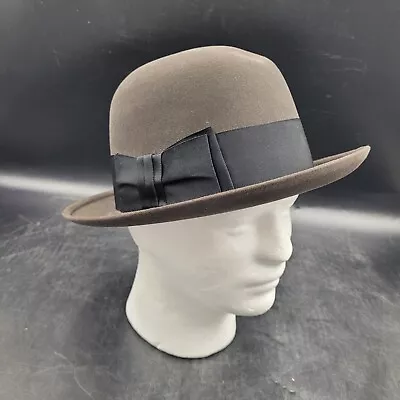 Vintage Dobbs Fifth Avenue Hats Of New York Brown Leisure Flex Size 7 W/ Box • $49.99