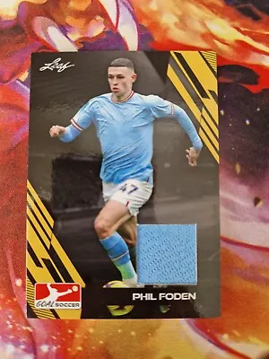 Leaf Soccer Phil Foden Manchester City Game Used Patch • £4.70