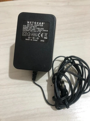 £5 • Buy Genuine Netgear DV-1280-3UK AC/DC Power Supply Adapter 12V 1A UK Plug DG834 V2