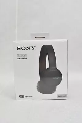 £31 • Buy Sony Black WH-CH510 Bluetooth Wireless Over The Ear Headphones New Sealed Box