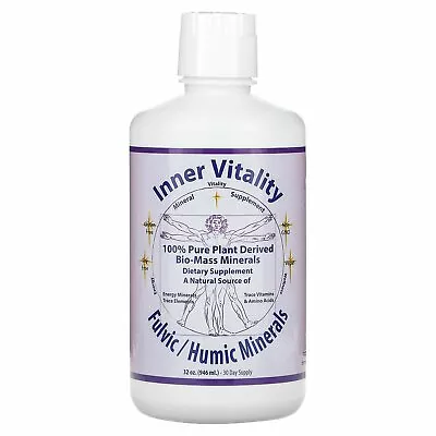 Inner Vitality Fulvic/Humic Minerals 32 Oz (946 Ml) • $21.65
