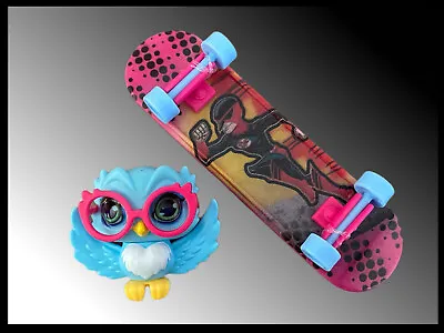 MONSTER HIGH Doll Ghoulia Yelps G3 Sir Hoots A Lot Owl With Skateboard • $6.71