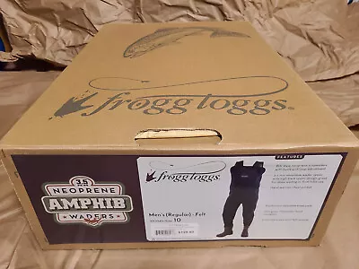 Frogg Toggs Amphib Neoprene Boot-Foot (size 10) Chest Wader • $45
