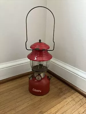 Vintage 3-1963 Coleman Lantern 200A Red • $89.95