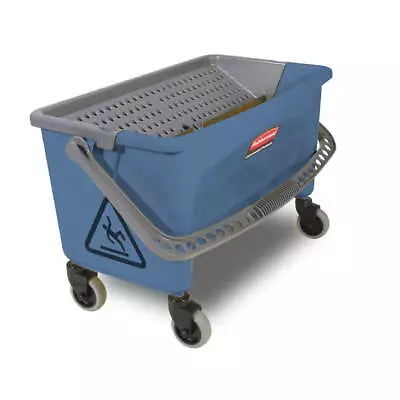 RUBBERMAID COMMERCIAL PRODUCTS FGQ93000BLUE Mop Bucket And Wringer7 Gal..Blue • $197.10