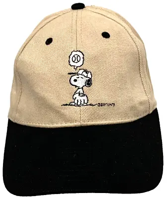 Rare Vintage Charles M Schulz Museum Snoopy Peanuts Embroidered Baseball Hat NEW • $39.99