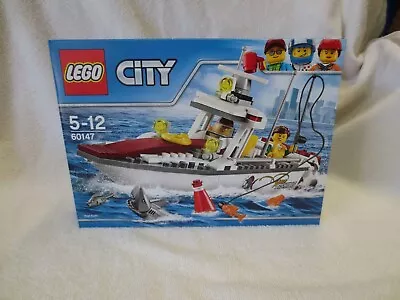 LEGO CITY 60147 Fishing Boat And SHARK NEW UNOPENED • $95