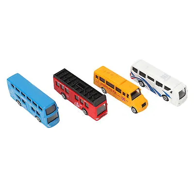 Hot 4pcs 1/87 Miniature Colorful Car Model Set Simulation Vehicle Toy Gift • £15.97