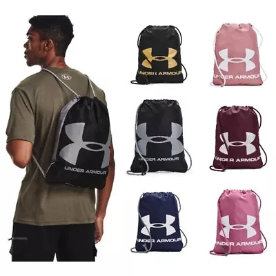 Under Armour 1240539 UA Ozsee Sackpack Drawstring Backpack Sack Pack Gym Bag • $18