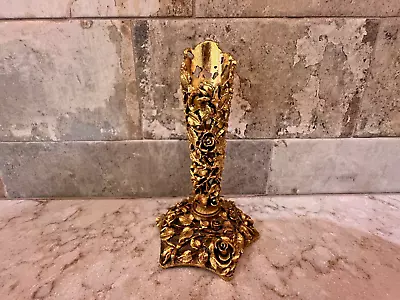 Vintage Matson Gold Ormula Roses Budvase...No Glass • $19.99