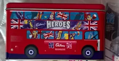 London 2012 Olympic Games Team GB Cadbury Heroes Union Jack Bus Tin Collectable  • £5.95