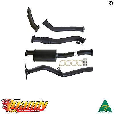 3 Inch Full Exhaust With Muffler To Suit Navara D22 3L Zd30Dd-T 4WD • $575