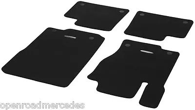 Oem Genuine Mercedes Benz Black Carpeted Floor Mats 12-19 Ml W166 Gl X166 • $166.40