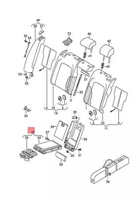 Genuine Armrest With Cupholder And Stowage Compartment Black 3C0885081FTDB • $410.35