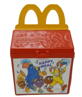 Play Food Vintage Fisher Price McDonald's Happy Meal Lunch Box • $44.99