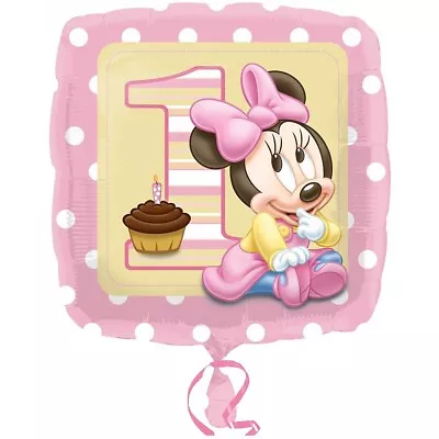 1st Birthday Minnie Mouse Balloon • $6.10