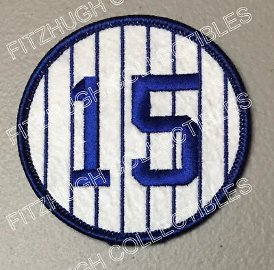 Sale: Thurman Munson New York Yankees Retired 1973 Jersey Number 15 Patch • $4.95