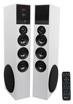 Tower Speaker Home Theater System W/Sub For Samsung Q7C Television TV-White • $369.95