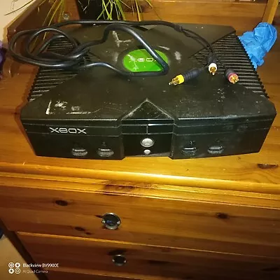 Microsoft Xbox Original Console + Cable - Read Description -  • $15