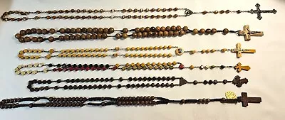 (C) 6 Pc Vintage To Now Religious Rosary Lot • $20