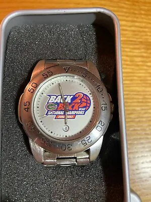 Florida Gators Basketball Sun Time Sport Steel Watch • $9.99