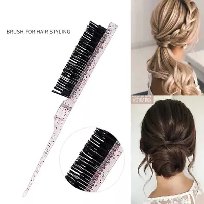 Hair Styling Combs Set Teasing Hair Brushes Eyebrow Brushes Salon Tool For Women • £6.35