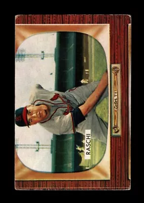 1955 Bowman Set-Break #185 Vic Raschi LOW GRADE (crease) *GMCARDS* • $0.79