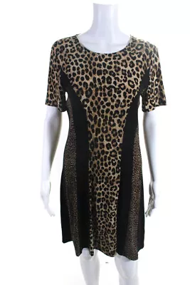 Michael Michael Kors Women's Short Sleeves Mini Dress Animal Print Size M • $48.79