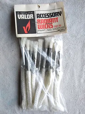 Set Of 8 Valor Radiant Wicks 6  (15cm)  Long Part No. 140709 • £14.99