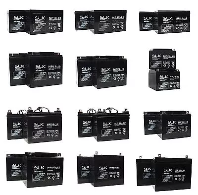 2 X 12v MOBILITY SCOOTER BATTERIES KYMCO PRIDE STERLING PRO RIDER SHOPRIDER TGA • £37.04