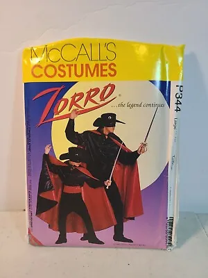 Adult & KIDS Zorro The Legend 1997 McCalls Costumes P344 Kids Sz 2-12 XS-Xl NEW  • $4.86