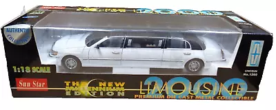 Sun Star FORD 1:18 Scale 2000 LIMOUSINE New Millennium Ed DieCast LINCOLN 1260 • $65