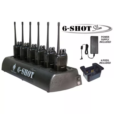 Klein 6-Shot Battery Charger For Motorola HT1000 MTS2000 GP900 Two Way Radios • $399.95