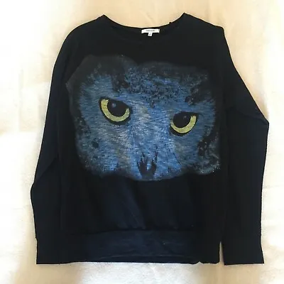 £26.65 • Buy VALLEY GIRL Owl Jumper S Black Owl Sweater OWL Pullover Witch Jumper Bird Jumper