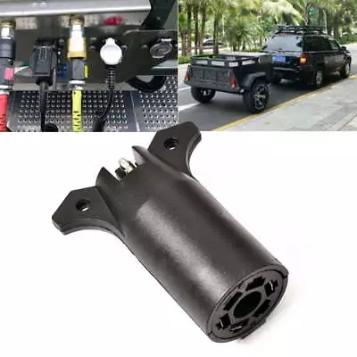 1Pcs 7 Way Round RV Style Trailer Light Plug Connector Replacement End Blade ## • $6.79