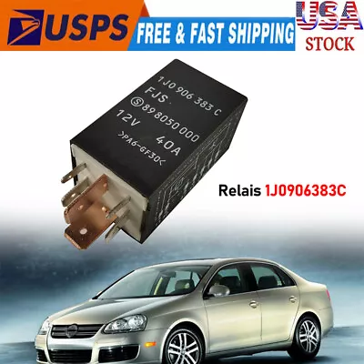 1J0906383C New Fuel Pump Relay 409 12V For VW Jetta Golf Passat 1J0 906 383 C US • $14.59